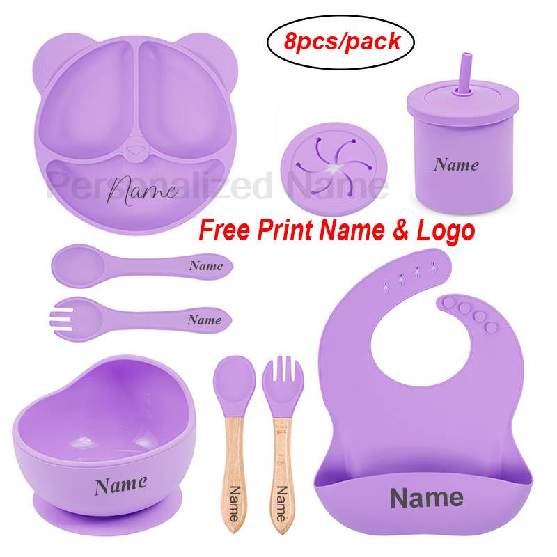 Baby Food Menu - Plato de oso de silicona para