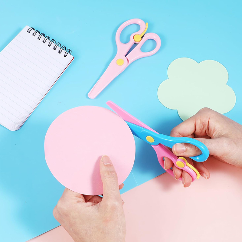 Tijeras de plástico de doble C - Baby Food Scissors reseña y precio