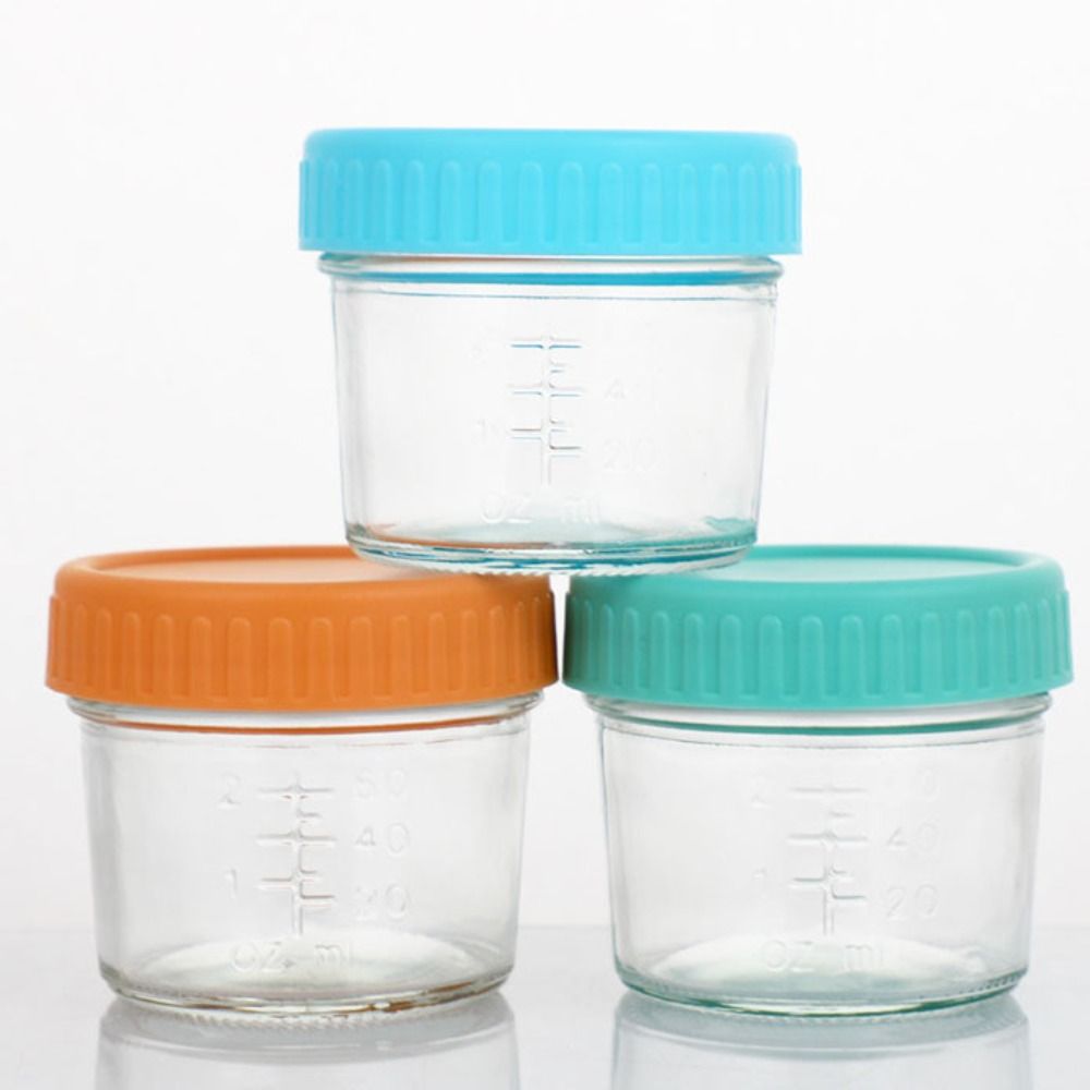 Juego de 6 Frascos de Vidrio M - Baby Food Jars With Lids reseña y precio